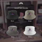 PS Vaporwave Retro Gaming Embroidered Bucket Hat