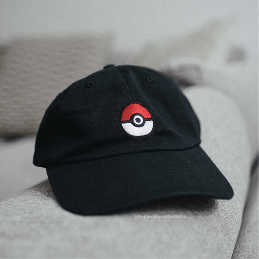 Pokeball Anime Embroidered Hat