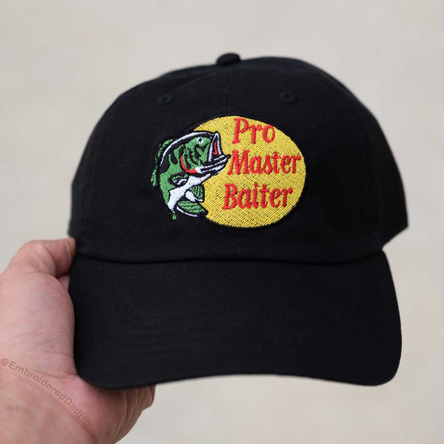 Pro Master Baiter Meme Embroidered Hat