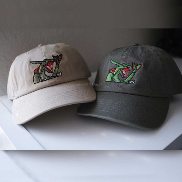 Rayquaza Anime Embroidered Dad Hat
