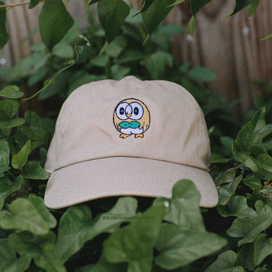 Rowlet Anime Embroidered Hat