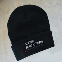 See You Space Cowboy Anime Embroidered Beanie