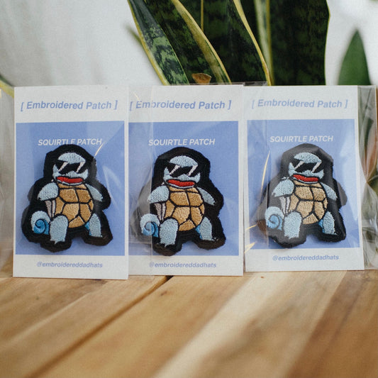 Squirtle Anime Embroidered Patch